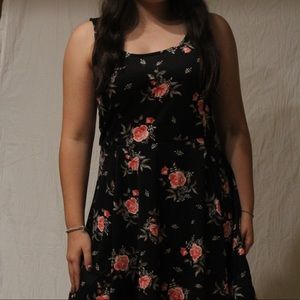 Divided floral dress size 14